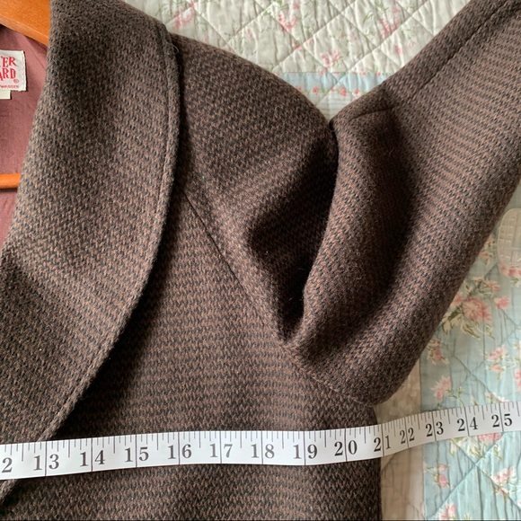 VINTAGE Mister Leonard Blazer Jacket Brown Tan Wool 8 - Picture 3 of 10